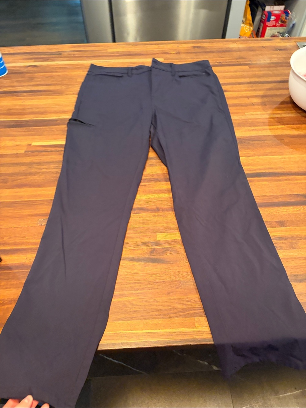 Men's black Dress Pants - Classic Straight Fit 36x32